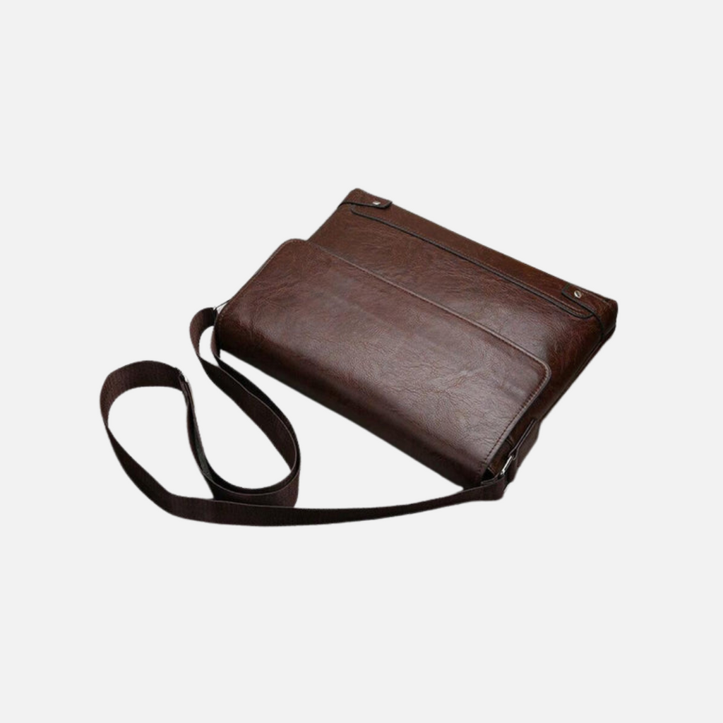 Sac à Bandoulière en Cuir Véritable – Business Men