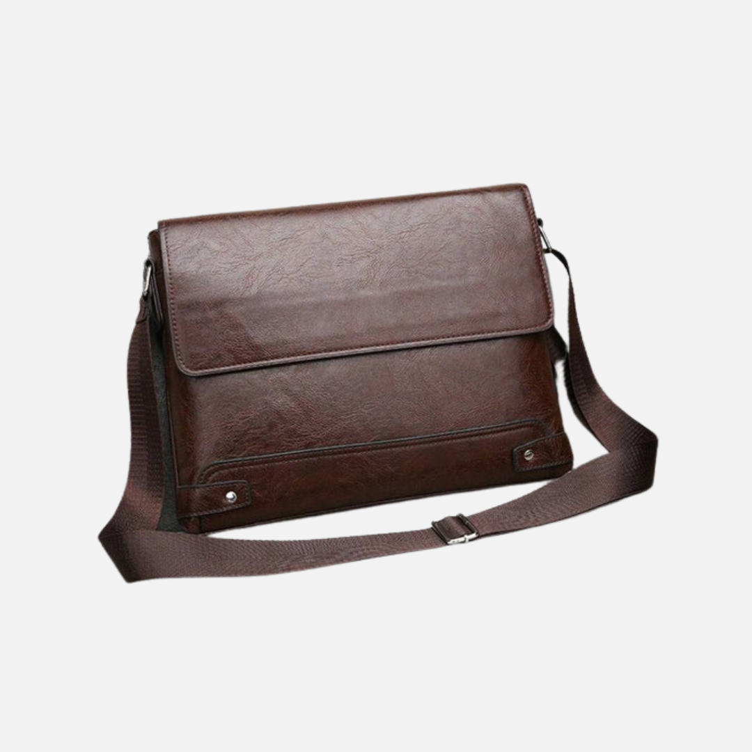 Sac à Bandoulière en Cuir Véritable – Business Men