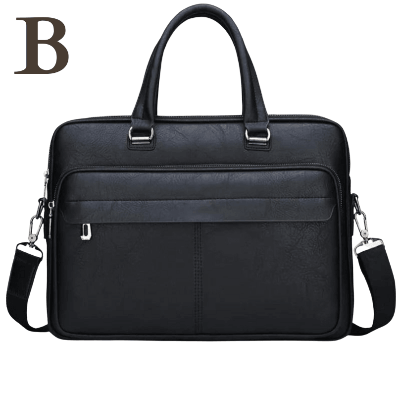 Sac à Épaule Élégant pour Homme – Cuir Véritable by Baumer