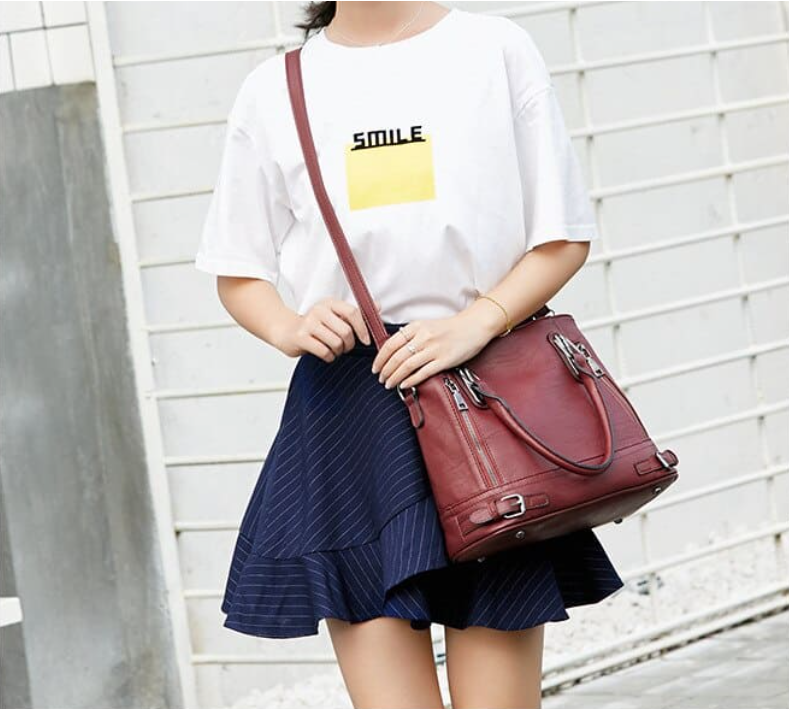 Sac à Main Femme Grand Format en Cuir Véritable - Silvia Herraz