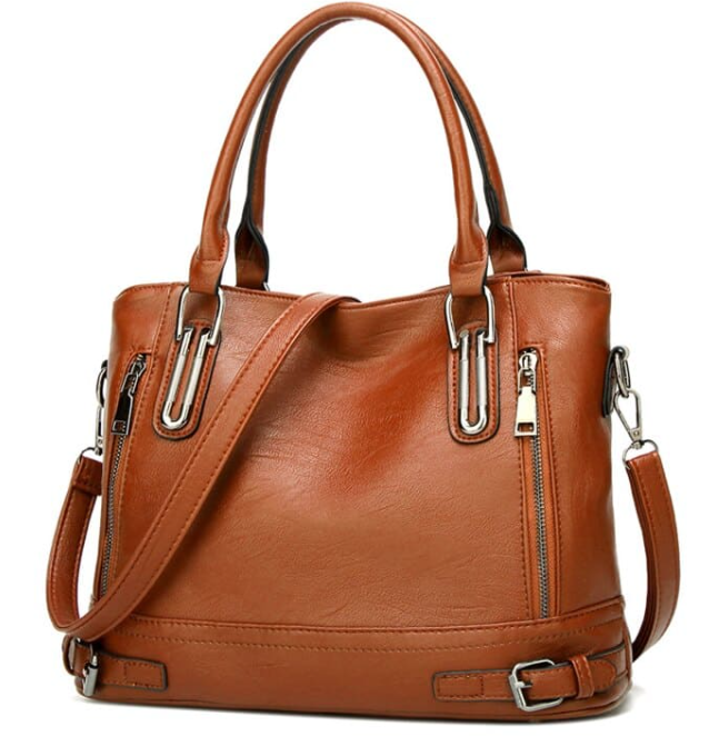 Sac à Main Femme Grand Format en Cuir Véritable - Silvia Herraz