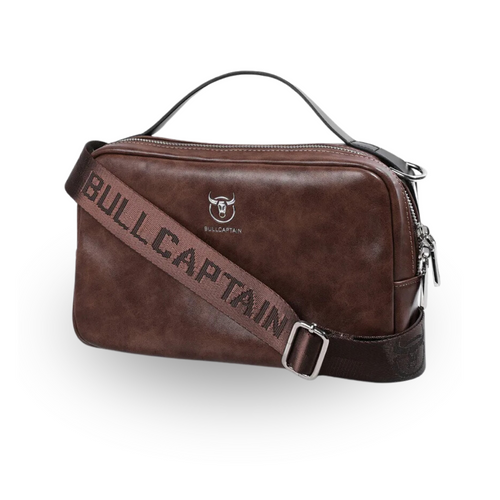 Sac à Bandoulière en Cuir Véritable – Bull Captain