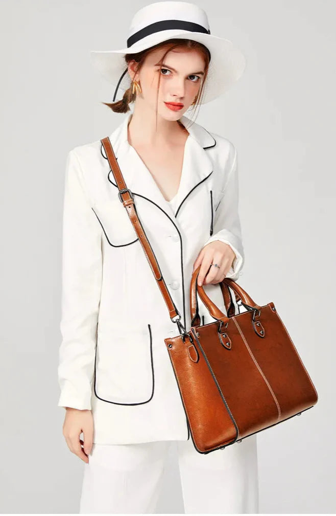 Sac à Main pour Femme en Cuir Véritable – Laviolette