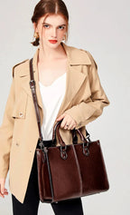 Sac à Main pour Femme en Cuir Véritable – Laviolette