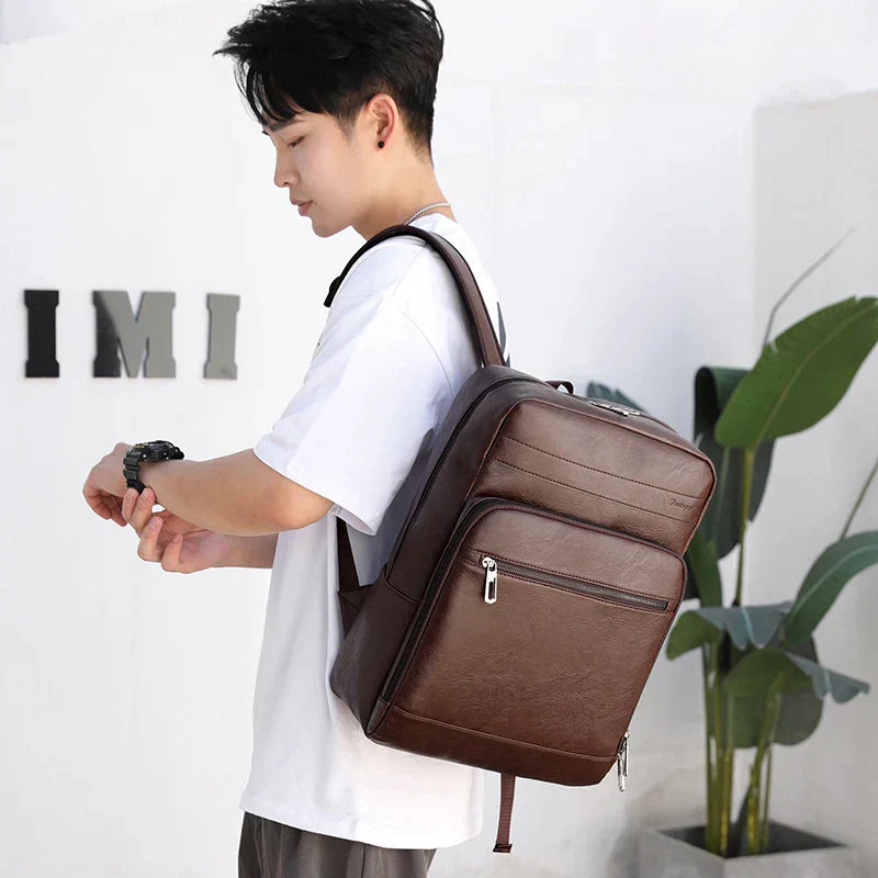 Sac à Dos Élégant pour Homme – Cuir Véritable