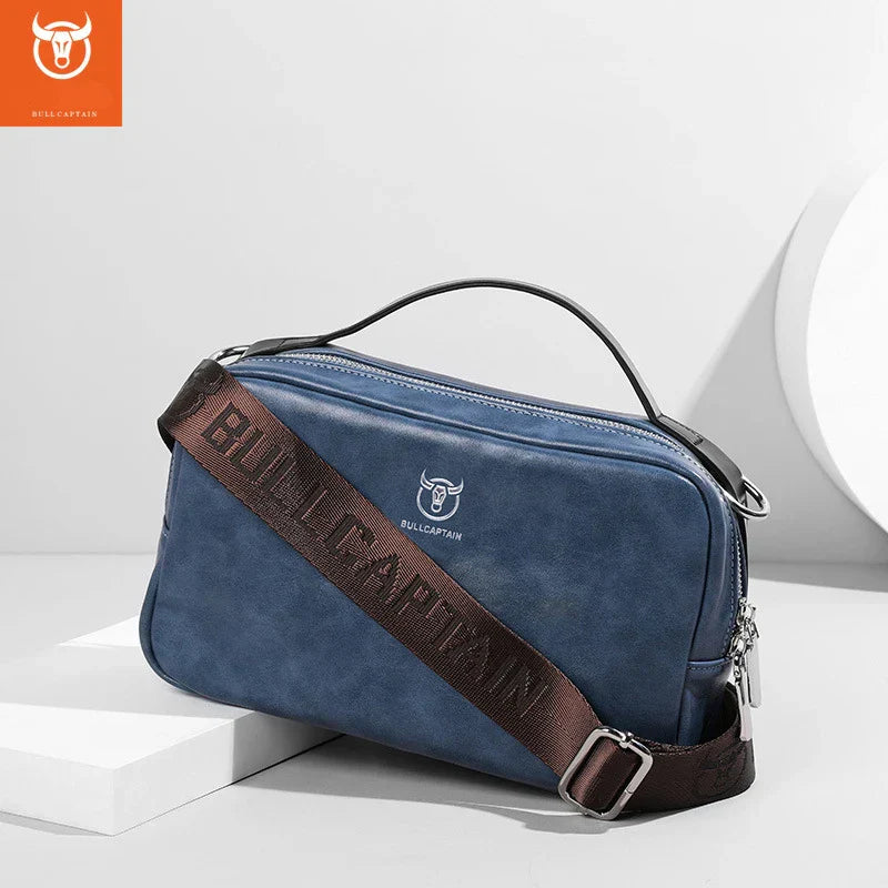 Sac à Bandoulière en Cuir Véritable – Bull Captain