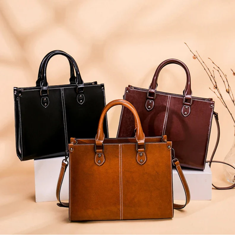 Sac à Main pour Femme en Cuir Véritable – Laviolette