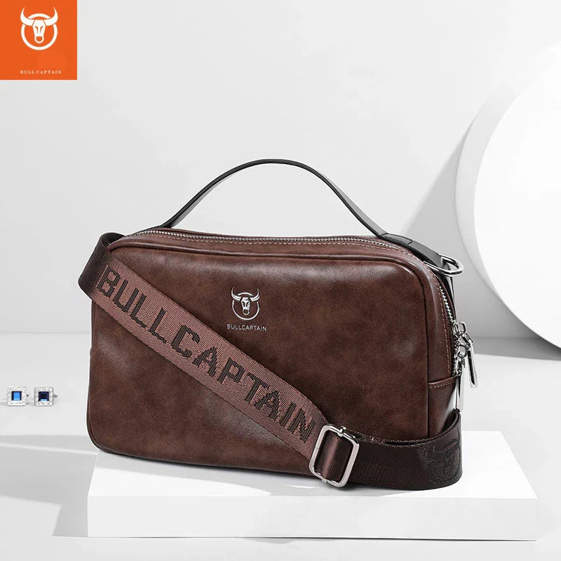 Sac à Bandoulière en Cuir Véritable – Bull Captain