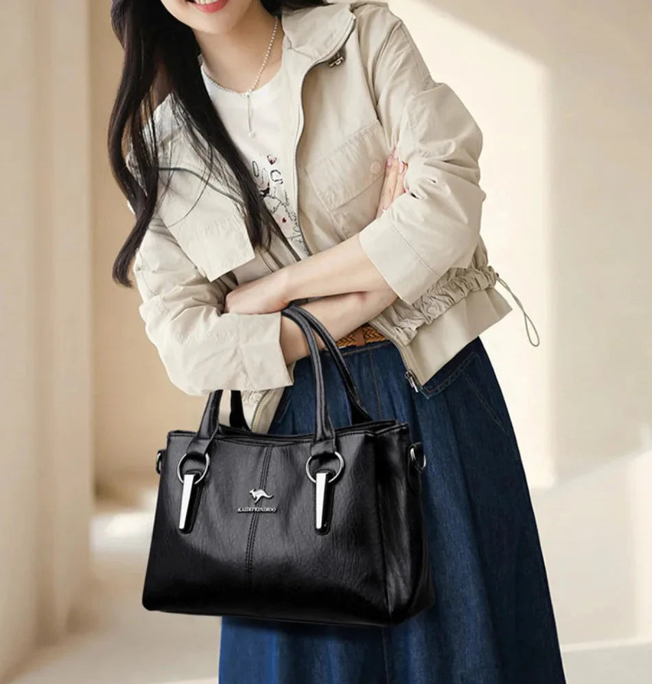 Sac à Main pour Femme en Cuir Véritable - Aura Legrand