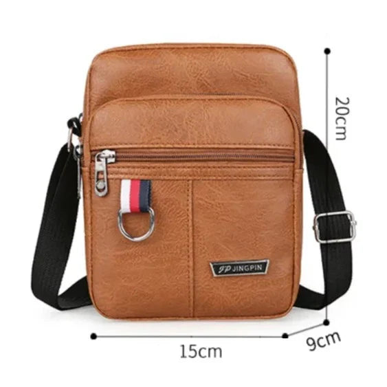 Sac Bandoulière Homme/Femme – Modèle Hernandes Ferraz en Cuir Véritable