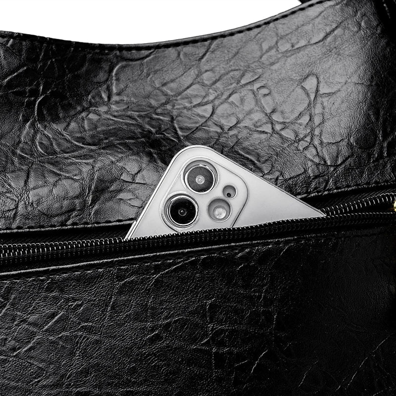 Sac à Main en Cuir Véritable – Style Classique by Beatrice Lamberti