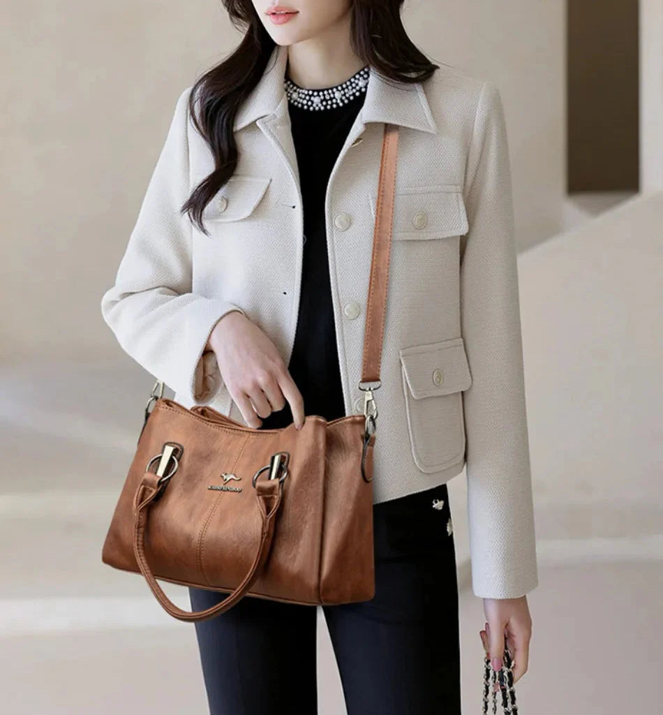 Sac à Main pour Femme en Cuir Véritable - Aura Legrand