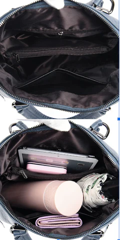 Sac à Dos Femme en Cuir Véritable - TwoInOne Premium